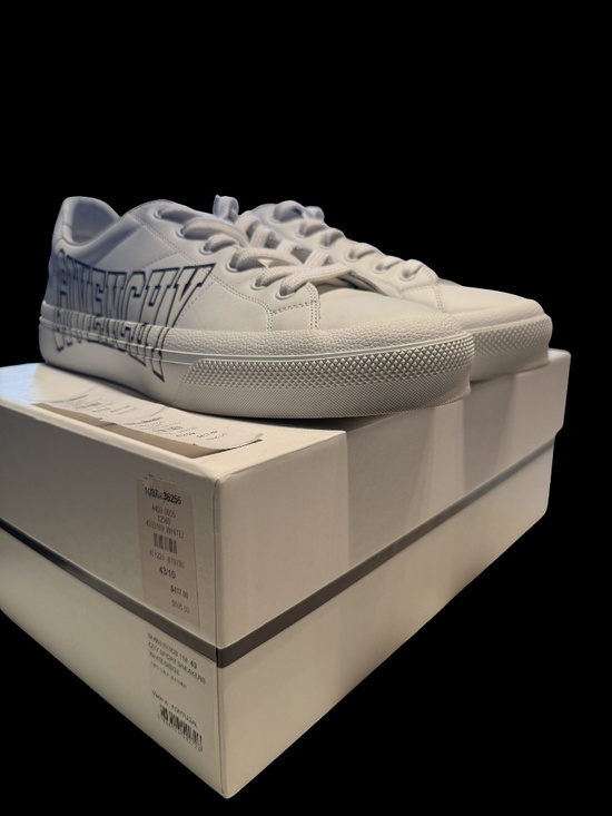Givenchy City Sport Sneakers White/Beige College Logo | Size 43/US 10 | Near New